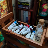 Set of 12 Pcs Miniature REAL Oil Paint | Miniature Painting Shop
