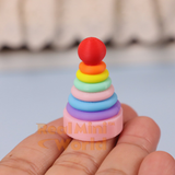 Miniature real functioning donut puzzle | Dollhouse Miniature Shop