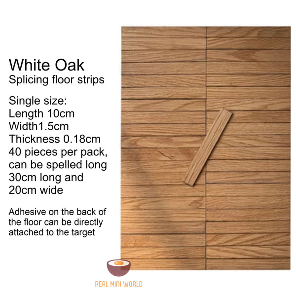 Dollhouse Miniature Floor Transition Strip Set | Real Mini World