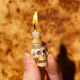 Miniature Gothic Skull Candle | Real Functioning Miniature