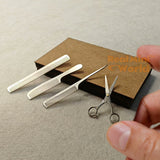 Miniature REAL Functioning Stainless Steel Hair Barber Set | BJD Handmade Shop