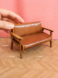 Miniature 1:12 Faux Leather Chair Collection |Dollhouse Miniature Shop