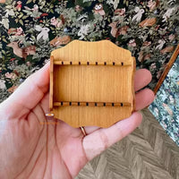Miniature 1:6 Wooden Cutlery Holder Rack | Mini Cooking Shop