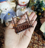 Miniature Ceramic Plate & Classic Rack Collection | Mini Cooking Shop