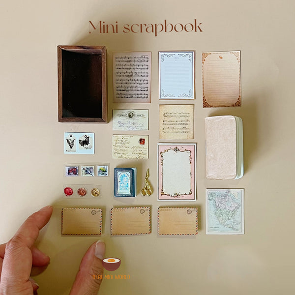 Miniature Journaling Basic Set Scale 1:12  Mini Journaling Shop – Real Mini  World