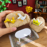 Dollhouse Miniature Fluffy Sofa & Pillow Collection | Miniature Shop