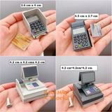 Miniature Cash Register 1:12 | Dollhouse Miniature Shop