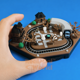 Miniature REAL Functioning Halloween Train Set | Diorama Shop