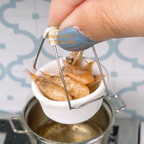 Miniature REAL Stainless Steel Hot Plate Gripper | Mini Cooking Shop