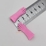 Miniature Rubber Gloves in pink| Mini Cooking Shop