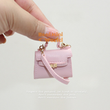 Miniature Pink Bag That Pops Open | Dollhouse Miniature Shop