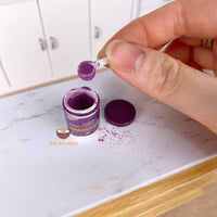 Miniature Purple Sweet Potato Powder Container + Scoop