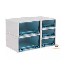 Miniature Stackable Storage Drawers Set |in blue  Mini Art & Journal Shop