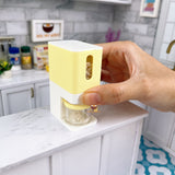 Miniature REAL Rice Dispenser in Yellow |Tiny Food Cooking Kitchen Shop