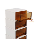 Miniature Stackable Storage Drawers Set in brown| Mini Art & Journal Shop