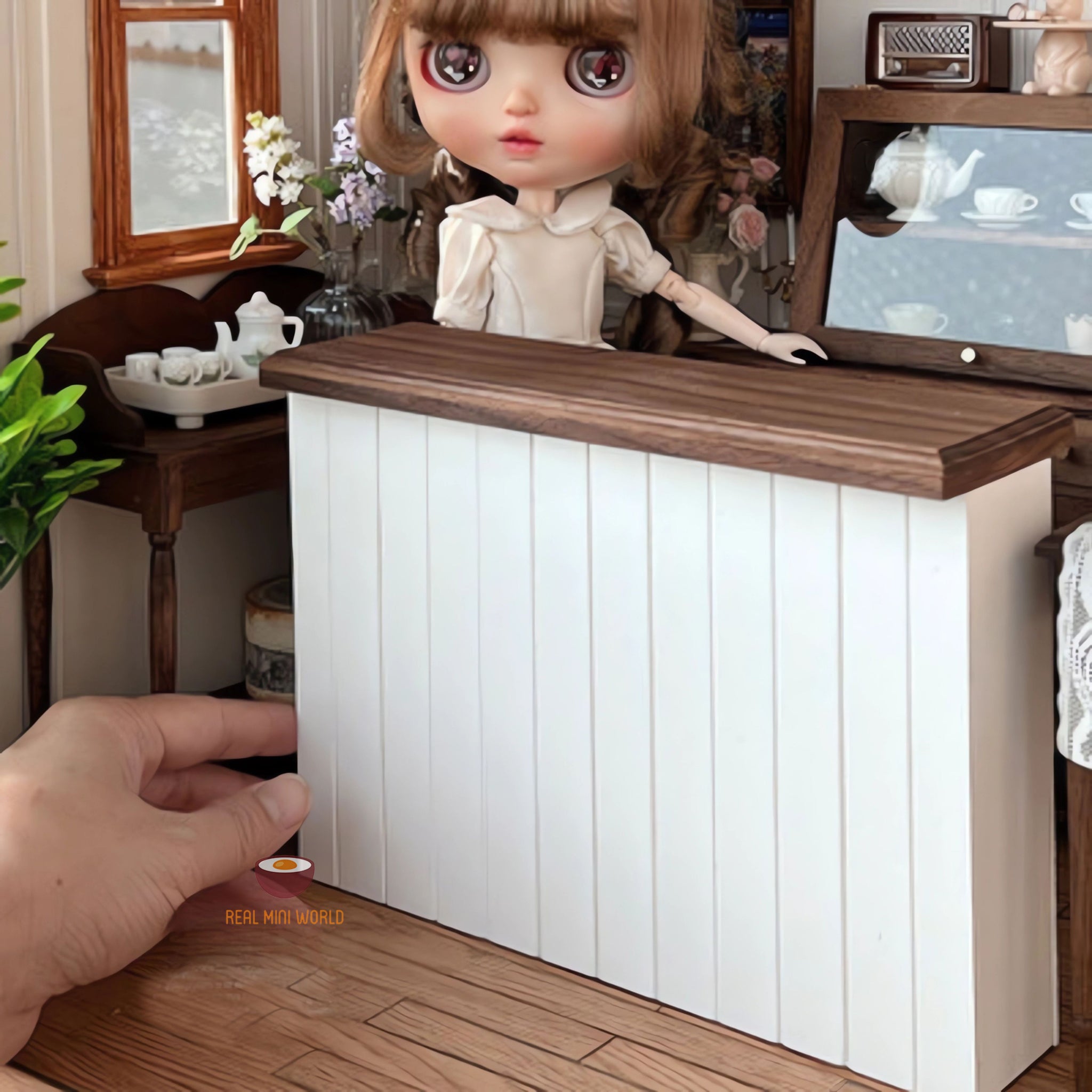 ミニチュア　キッチン雑貨　アイボリーグリーン　西洋雑貨　ドールハウス 1/6 ミニチュア キッチン雑貨 アイボリーグリーン 西洋雑貨 ドールハウス 1