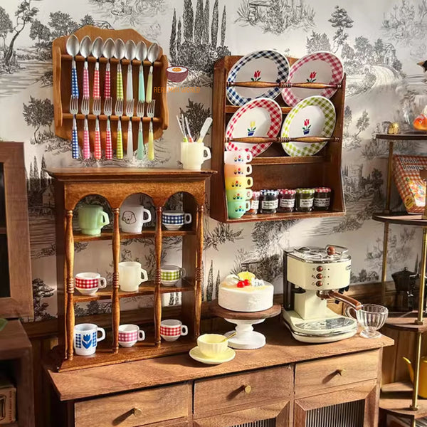 Miniature Spoon Display Wall Rack 1:6 | Mini Cooking Kitchen Shop ...