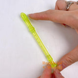 Miniature REAL Flute (Neon Green) | Functioning Miniature Shop