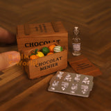 Miniature Handmade Wooden Crate | Handmade Dollhouse Artisan Miniature Shop