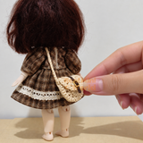 Miniature Crochet BJD Crossbody Bag | Dollhouse Miniature Shop