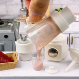 Miniature REAL Blender 2in1 Set (White) | Tiny Food Cooking Set
