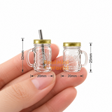 Miniature Mason Jar Collection | Mini Food Cooking Shop