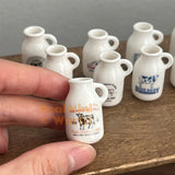 Miniature Ceramic Milk Jug | Mini Cooking Shop