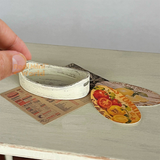 Handmade Miniature Shabby Chic Tray white finish | Tiny Food Cooking Store