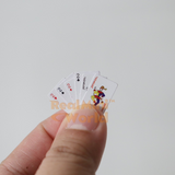 Real Miniature Playing Cards (4-Packs) | Dollhouse Miniature Shop