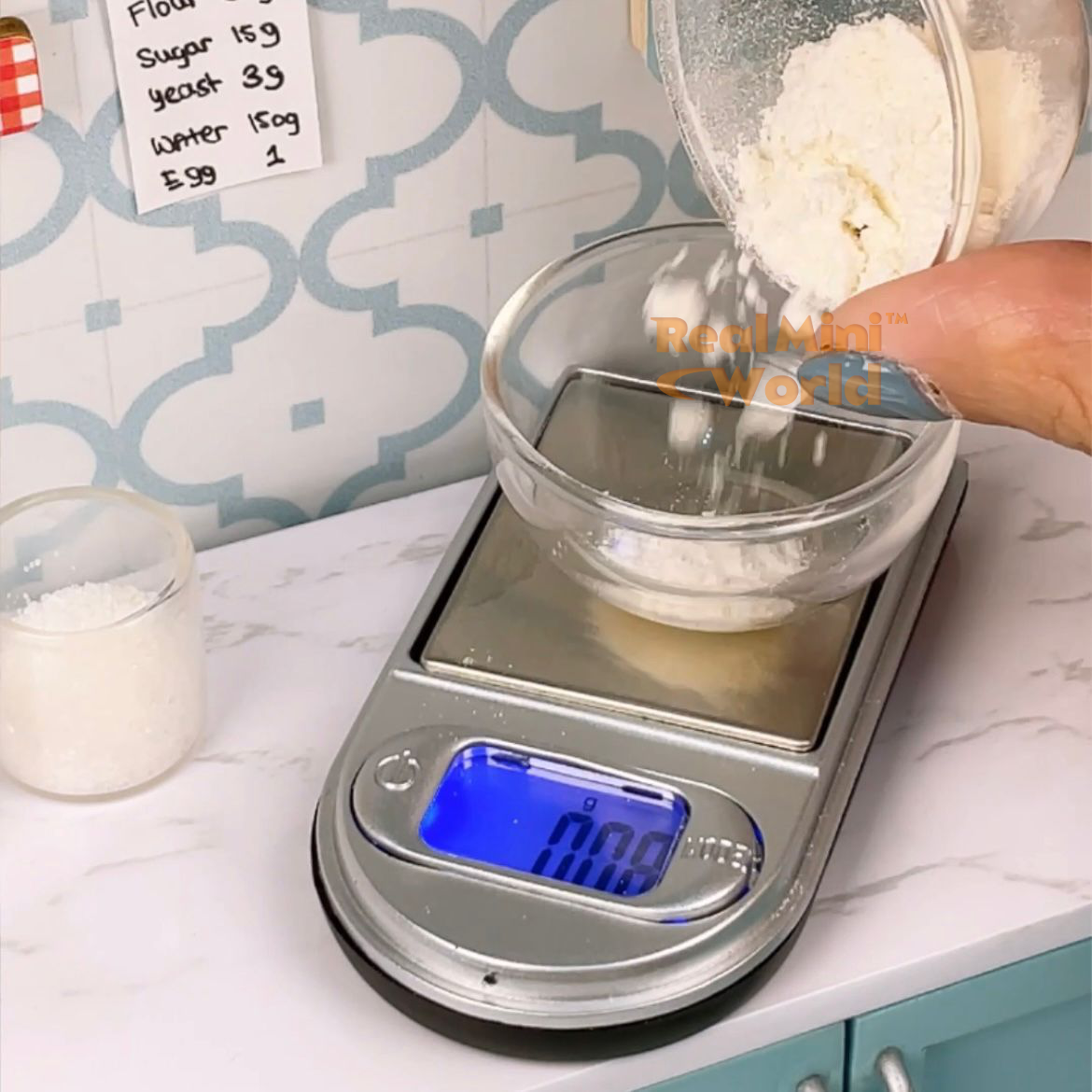 Miniature REAL Functioning Digital Baking Scale | Tiny Baking Shop ...