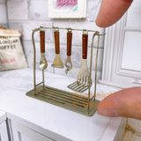 Miniature REAL Stainless Steel Cookware + Rack Set