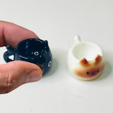 Miniature Resin Cat Mug | Mini Food Cooking Shop
