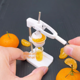 Miniature REAL Manual Juicer | Mini Food Cooking Shop