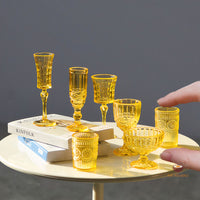 Miniature 1:6 Classic Royal Cup Set in Yellow | Mini Cooking Shop