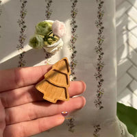 Miniature hand crafted Christmas Tree Plate | Mini Cooking Shop