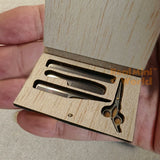 Miniature REAL Functioning Stainless Steel Hair Barber Set | BJD Handmade Shop