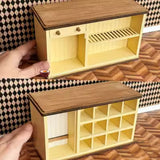1:6 Double Sided Island Table Cabinet | Tiny Baking Supplies Shop