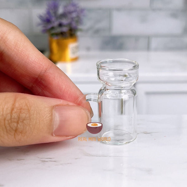 Miniature 1:12 Scale Hourglass Glass Cup | Mini Cooking Shop