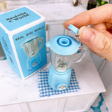 Miniature REAL Blender Retro Series in Pastel Blue | Tiny Cooking Shop