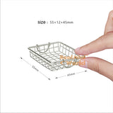 Vintage Wire Miniature Market Basket | Mini Cooking Store