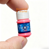 Miniature Bubble Making Pink Set | Functioning Dollhouse Miniature Shop