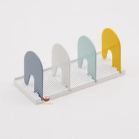 Miniature Colorful Nordic Style Alloy Bookends 1:6 Scale | Dollhouse Shop