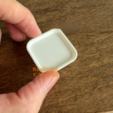 Miniature White Rectangular Serving Tray | Miniature Cooking Shop