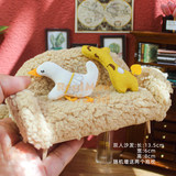 Dollhouse Miniature Fluffy Sofa & Pillow Collection | Miniature Shop