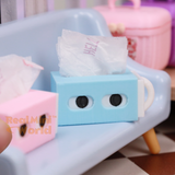 Miniature Peekaboo Mini REAL Tissue Box | Dollhouse Miniature Shop