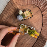 Miniature Wire Baskets with Wooden Handles ｜ Artisan Miniature Shop