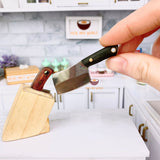 Miniature Cooking Utensil Cleaver Knife: Can Cut Real Tiny Food