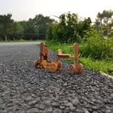 Miniature Wooden Trycicle | Handmade Dollhouse Miniature Shop