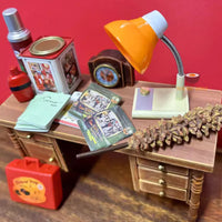 Miniature 80s Nostalgic Retro Desk Lamp | Dollhouse Miniature Shop