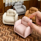 Miniature Dollhouse Bear Armchair | Handmade Miniature Shop